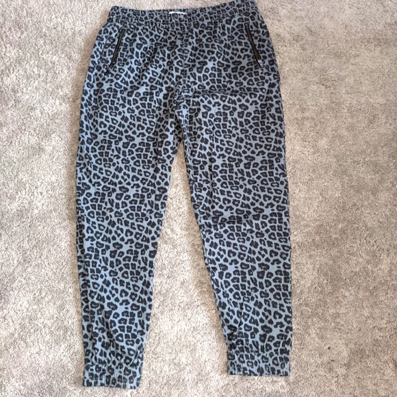 Celebrity Pink Pants - Celebrity Pink Grey Cheetah Cotton Pants